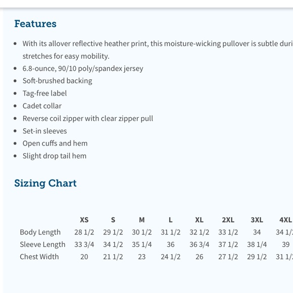 NWOT Delta Airlines Navy Pullover Maintenance Crew Size M ¼ Zip Employee - Picture 8 of 8